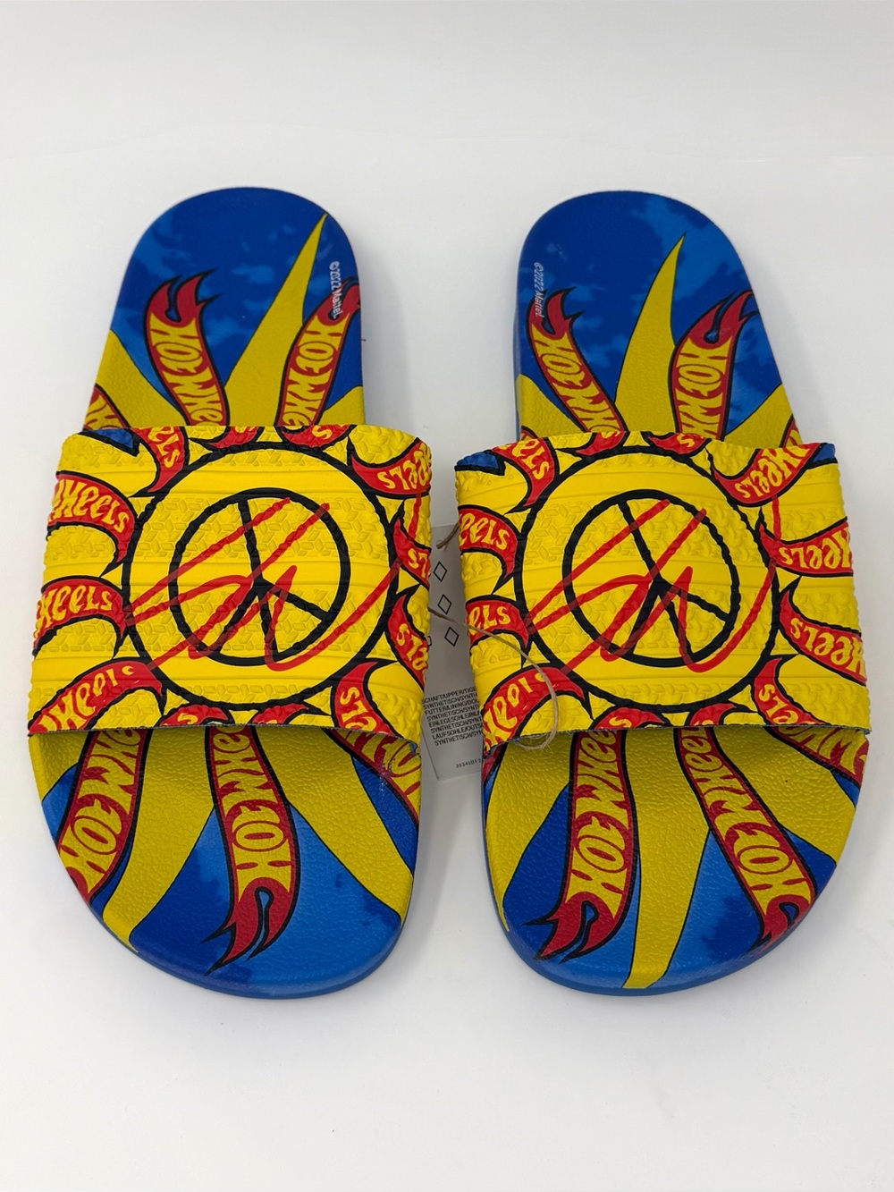 New Adidas X Sean Wotherspoon X HotWheels Adilette Slides GX9756 Mens size 13